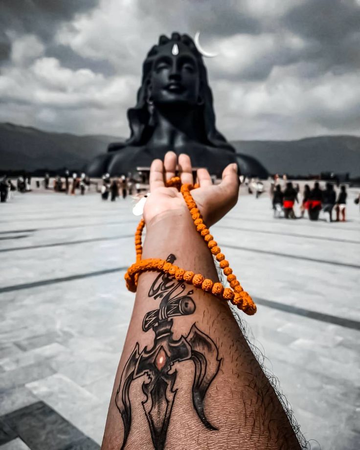 Close-up of Rudraksha beads worn for zodiac sign alignment